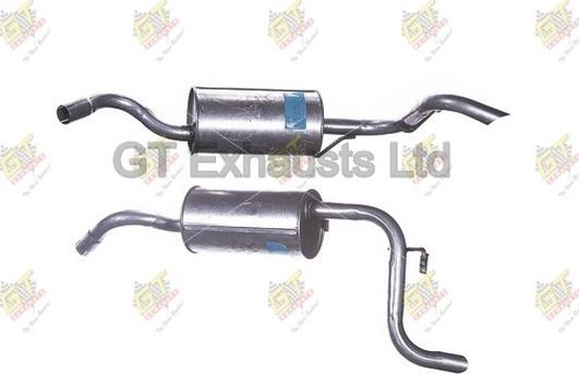 GT Exhausts GFE313 - Глушник вихлопних газів кінцевий autocars.com.ua