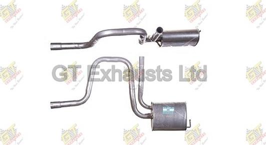 GT Exhausts GFE343 - Глушник вихлопних газів кінцевий autocars.com.ua