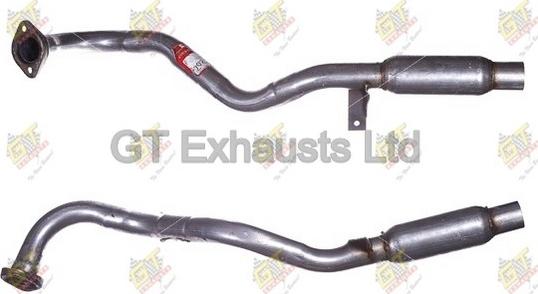 GT Exhausts GFE367 - Глушник вихлопних газів кінцевий autocars.com.ua