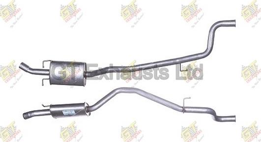 GT Exhausts GFE534 - Глушник вихлопних газів кінцевий autocars.com.ua