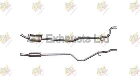 GT Exhausts GFE535 - Глушник вихлопних газів кінцевий autocars.com.ua