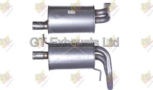 GT Exhausts GFE611 - Глушитель выхлопных газов, конечный autodnr.net