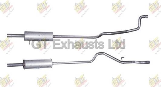 GT Exhausts GFE659 - Глушник вихлопних газів кінцевий autocars.com.ua