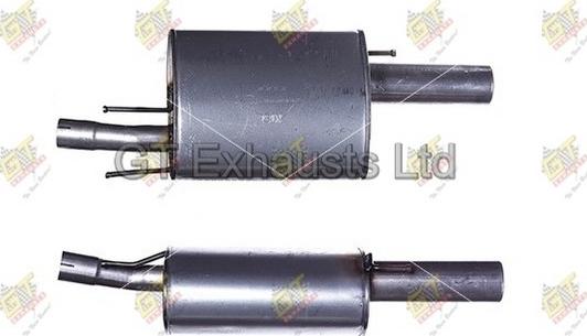 GT Exhausts GFE683 - Глушник вихлопних газів кінцевий autocars.com.ua