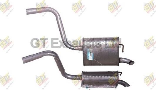 GT Exhausts GFE831 - Глушник вихлопних газів кінцевий autocars.com.ua