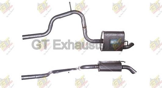 GT Exhausts GFE834 - Глушник вихлопних газів кінцевий autocars.com.ua