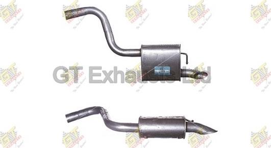 GT Exhausts GFE844 - Глушник вихлопних газів кінцевий autocars.com.ua