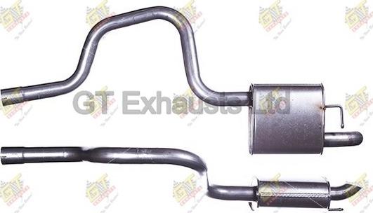 GT Exhausts GFE847 - Глушник вихлопних газів кінцевий autocars.com.ua