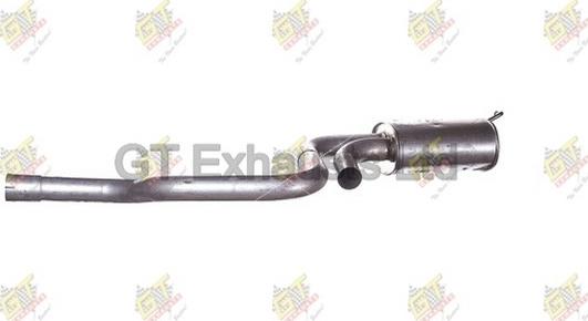 GT Exhausts GFE852 - Глушник вихлопних газів кінцевий autocars.com.ua