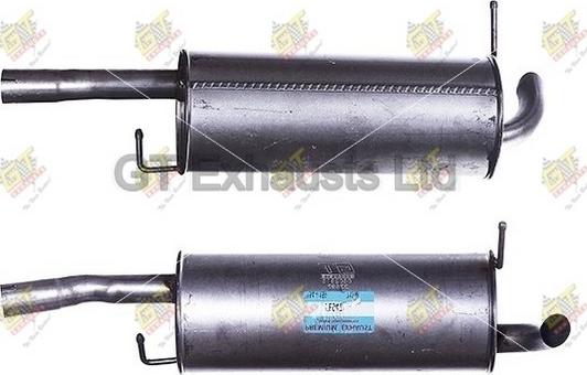 GT Exhausts GFE875 - Глушник вихлопних газів кінцевий autocars.com.ua