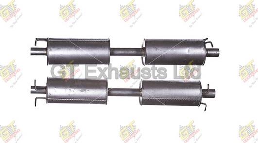 GT Exhausts GFE886 - Середній глушник вихлопних газів autocars.com.ua