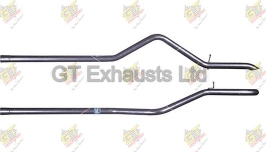 GT Exhausts GFE945 - Середній глушник вихлопних газів autocars.com.ua