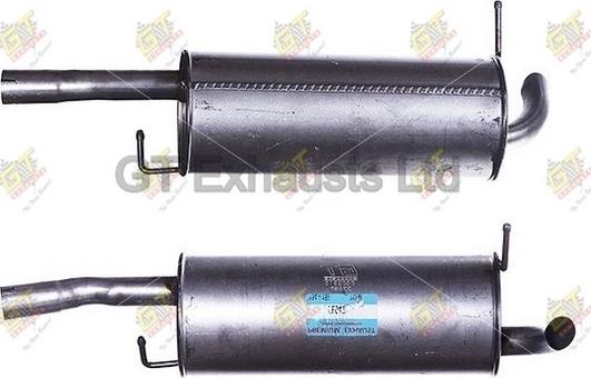 GT Exhausts GFE947 - Глушник вихлопних газів кінцевий autocars.com.ua