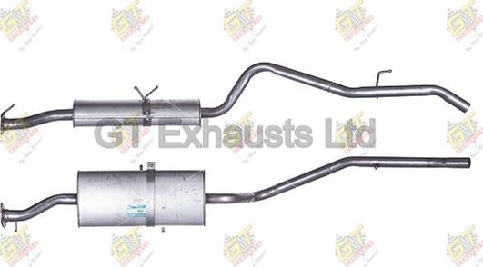 GT Exhausts GFE948 - Глушник вихлопних газів кінцевий autocars.com.ua