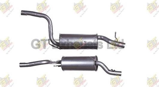 GT Exhausts GFE961 - Середній глушник вихлопних газів autocars.com.ua