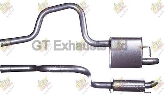 GT Exhausts GFE982 - Глушник вихлопних газів кінцевий autocars.com.ua