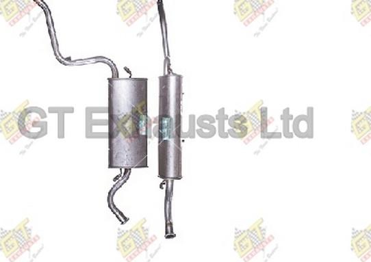 GT Exhausts GFT298 - Глушник вихлопних газів кінцевий autocars.com.ua