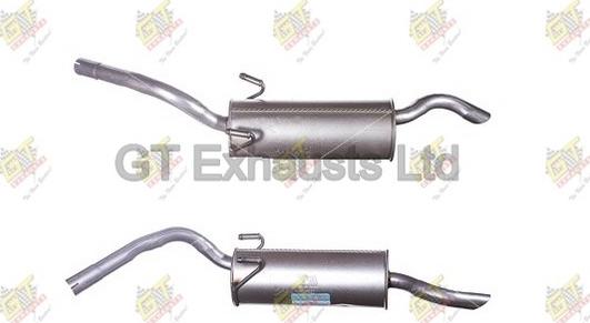 GT Exhausts GFT561 - Глушник вихлопних газів кінцевий autocars.com.ua