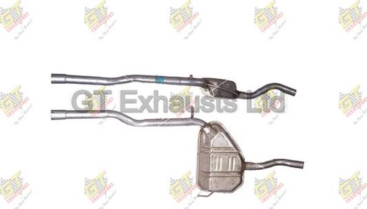 GT Exhausts GFT679 - Глушник вихлопних газів кінцевий autocars.com.ua