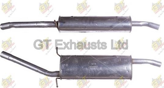 GT Exhausts GFT699 - Середній глушник вихлопних газів autocars.com.ua