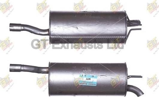 GT Exhausts GFT744 - Глушник вихлопних газів кінцевий autocars.com.ua