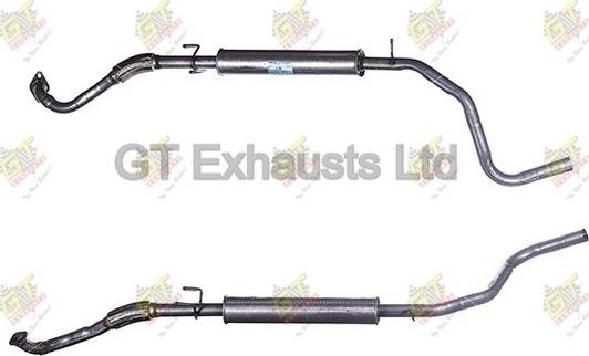 GT Exhausts GFT767 - Середній глушник вихлопних газів autocars.com.ua