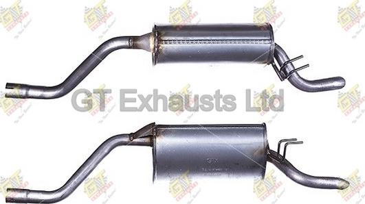 GT Exhausts GFT782 - Глушник вихлопних газів кінцевий autocars.com.ua