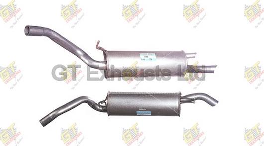 GT Exhausts GFT795 - Глушник вихлопних газів кінцевий autocars.com.ua