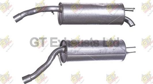 GT Exhausts GFT834 - Глушник вихлопних газів кінцевий autocars.com.ua