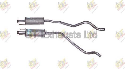 GT Exhausts GGM027 - Середній глушник вихлопних газів autocars.com.ua