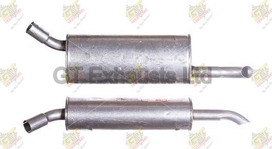 GT Exhausts GGM028 - Глушник вихлопних газів кінцевий autocars.com.ua