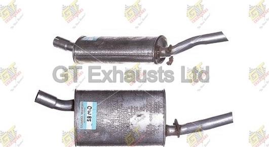 GT Exhausts GGM082 - Глушник вихлопних газів кінцевий autocars.com.ua