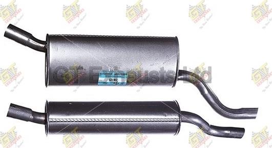 GT Exhausts GGM153 - Глушник вихлопних газів кінцевий autocars.com.ua