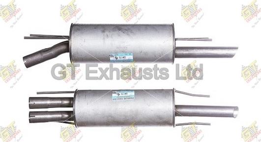 GT Exhausts GGM178 - Глушник вихлопних газів кінцевий autocars.com.ua