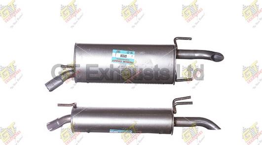 GT Exhausts GGM238 - Глушник вихлопних газів кінцевий autocars.com.ua