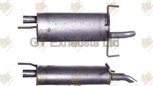 GT Exhausts GGM264 - Глушник вихлопних газів кінцевий autocars.com.ua