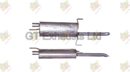 GT Exhausts GGM266 - Глушник вихлопних газів кінцевий autocars.com.ua