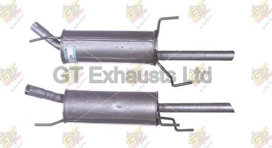 GT Exhausts GGM277 - Глушник вихлопних газів кінцевий autocars.com.ua