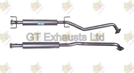 GT Exhausts GGM290 - Середній глушник вихлопних газів autocars.com.ua