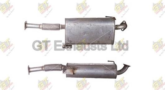 GT Exhausts GGM302 - Середній глушник вихлопних газів autocars.com.ua