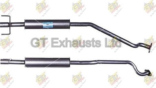 GT Exhausts GGM325 - Середній глушник вихлопних газів autocars.com.ua