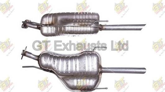 GT Exhausts GGM340 - Глушник вихлопних газів кінцевий autocars.com.ua