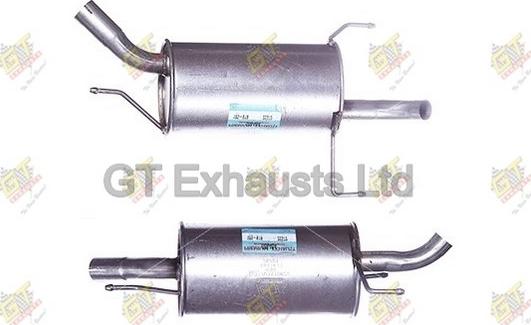 GT Exhausts GGM404 - Глушник вихлопних газів кінцевий autocars.com.ua