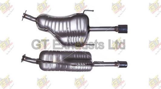 GT Exhausts GGM421 - Глушник вихлопних газів кінцевий autocars.com.ua