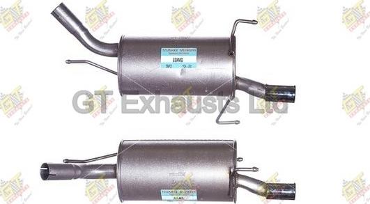 GT Exhausts GGM435 - Глушник вихлопних газів кінцевий autocars.com.ua