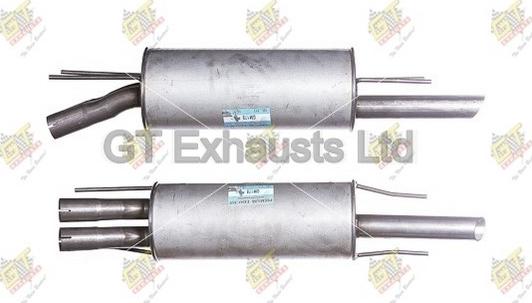 GT Exhausts GGM443 - Глушник вихлопних газів кінцевий autocars.com.ua