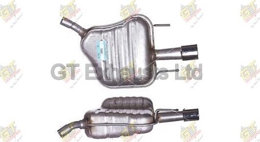 GT Exhausts GGM447 - Глушник вихлопних газів кінцевий autocars.com.ua