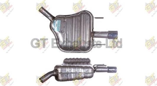 GT Exhausts GGM453 - Глушник вихлопних газів кінцевий autocars.com.ua