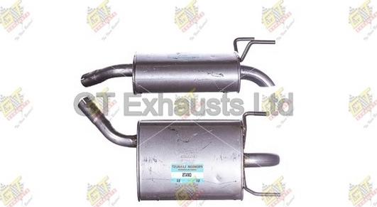 GT Exhausts GGM476 - Глушник вихлопних газів кінцевий autocars.com.ua