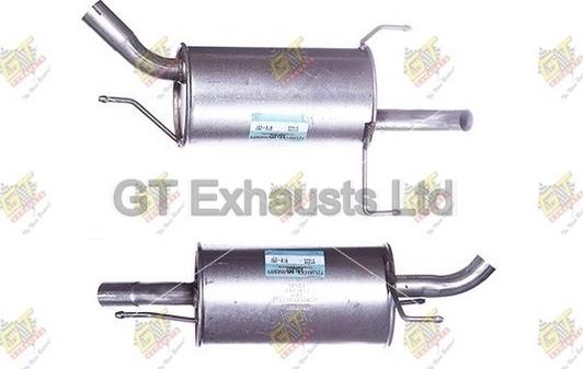 GT Exhausts GGM490 - Глушник вихлопних газів кінцевий autocars.com.ua